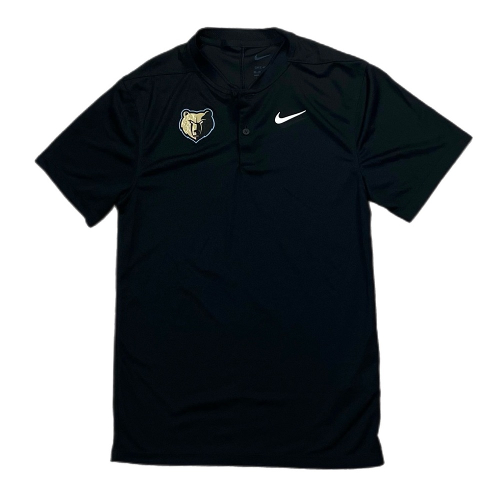 Used Nike Memphis Grizzlies City Edition Black Henley Shirt Size XS
